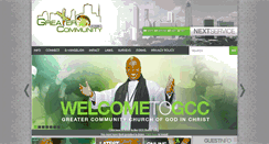 Desktop Screenshot of greatercommunitycogic.org